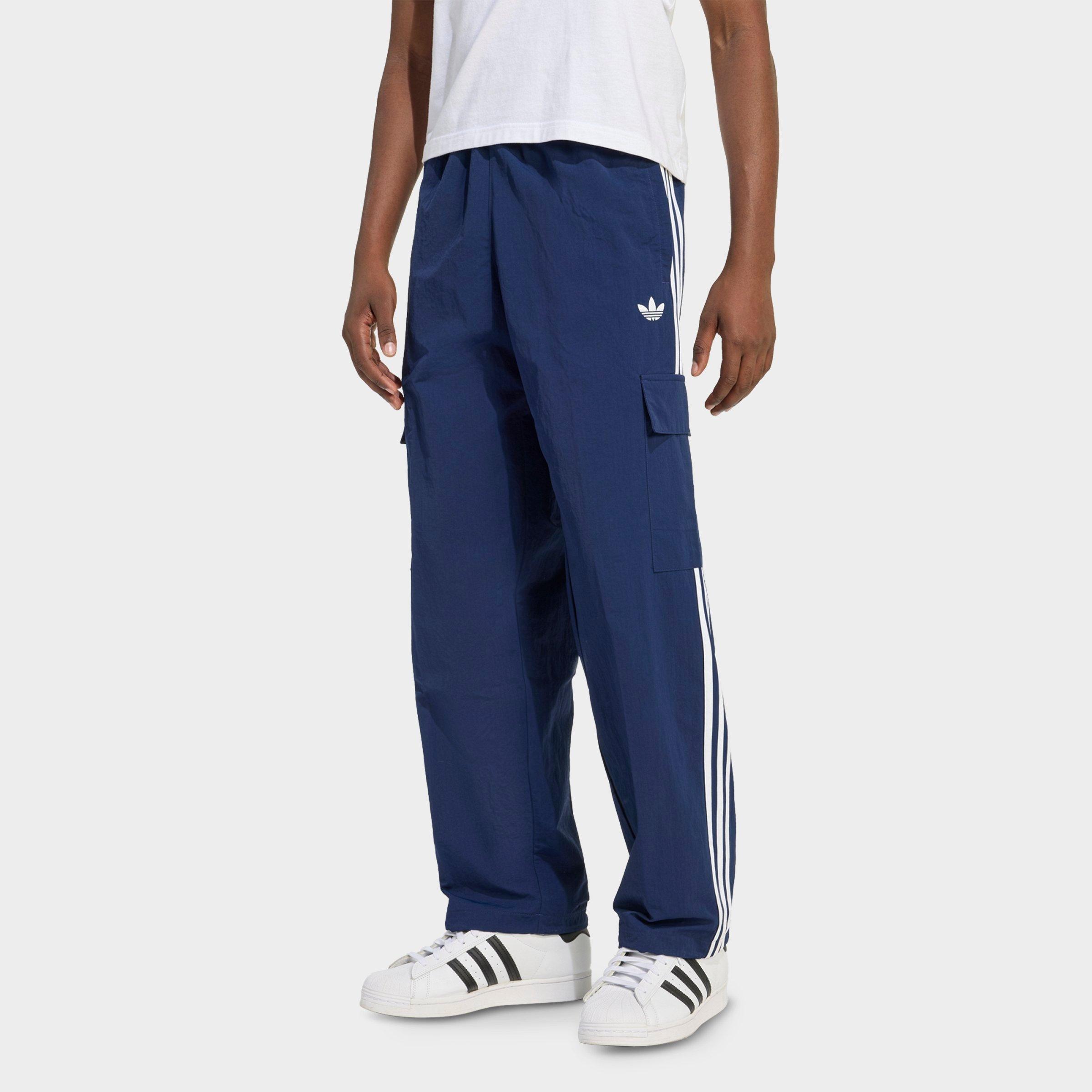 adidas Men's Originals adicolor Classics 3-Stripes Cargo Pants in Night Indigo Size: XS