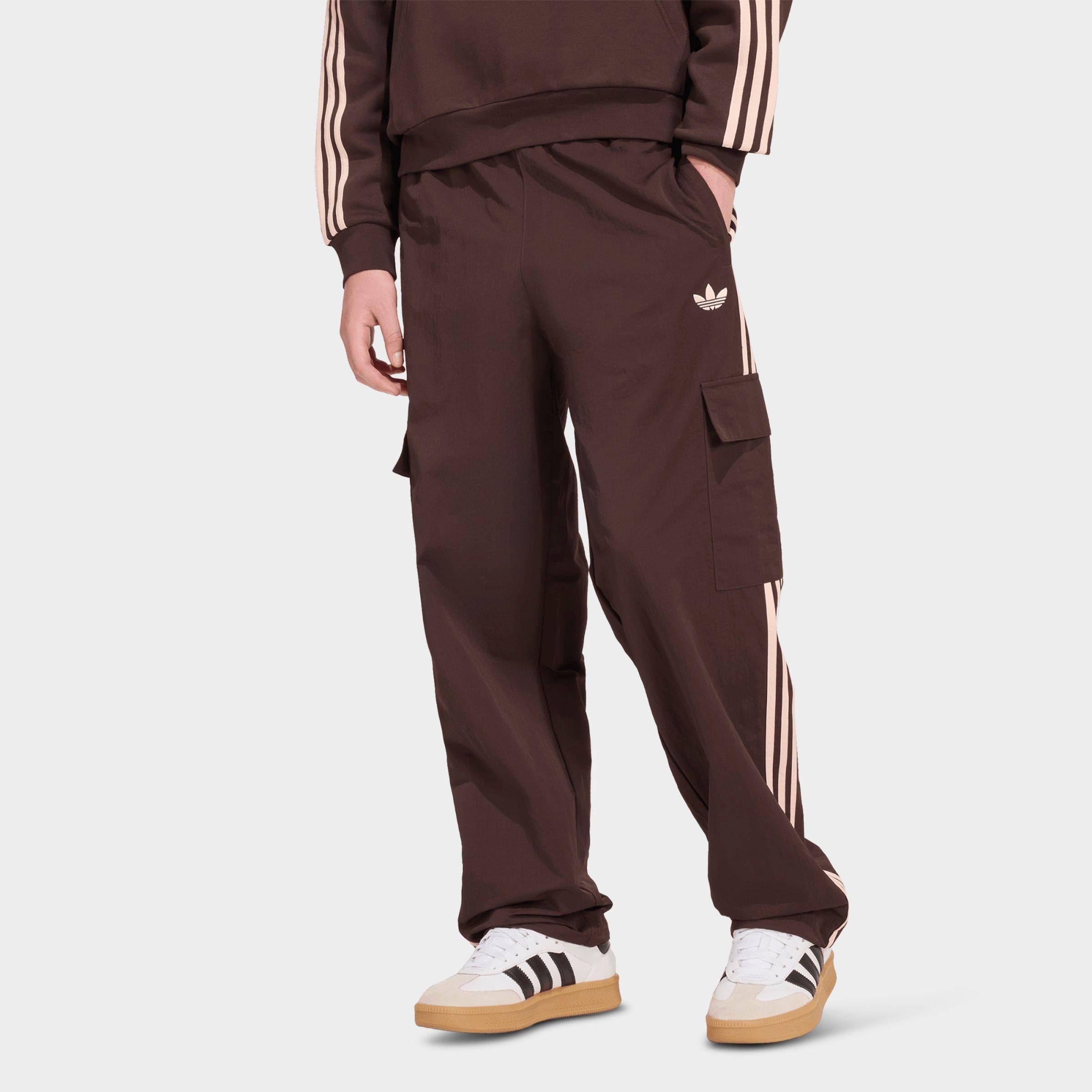 adidas Men's Originals adicolor Classics 3-Stripes Cargo Pants in Aurora Coffee Size: XS