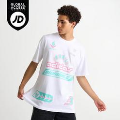 adidas｜Originals TEE ANTWERP UNISEX プリントTシャツ adidas Originals TEE ANTWERP UNISEX - Print T-shirt - white