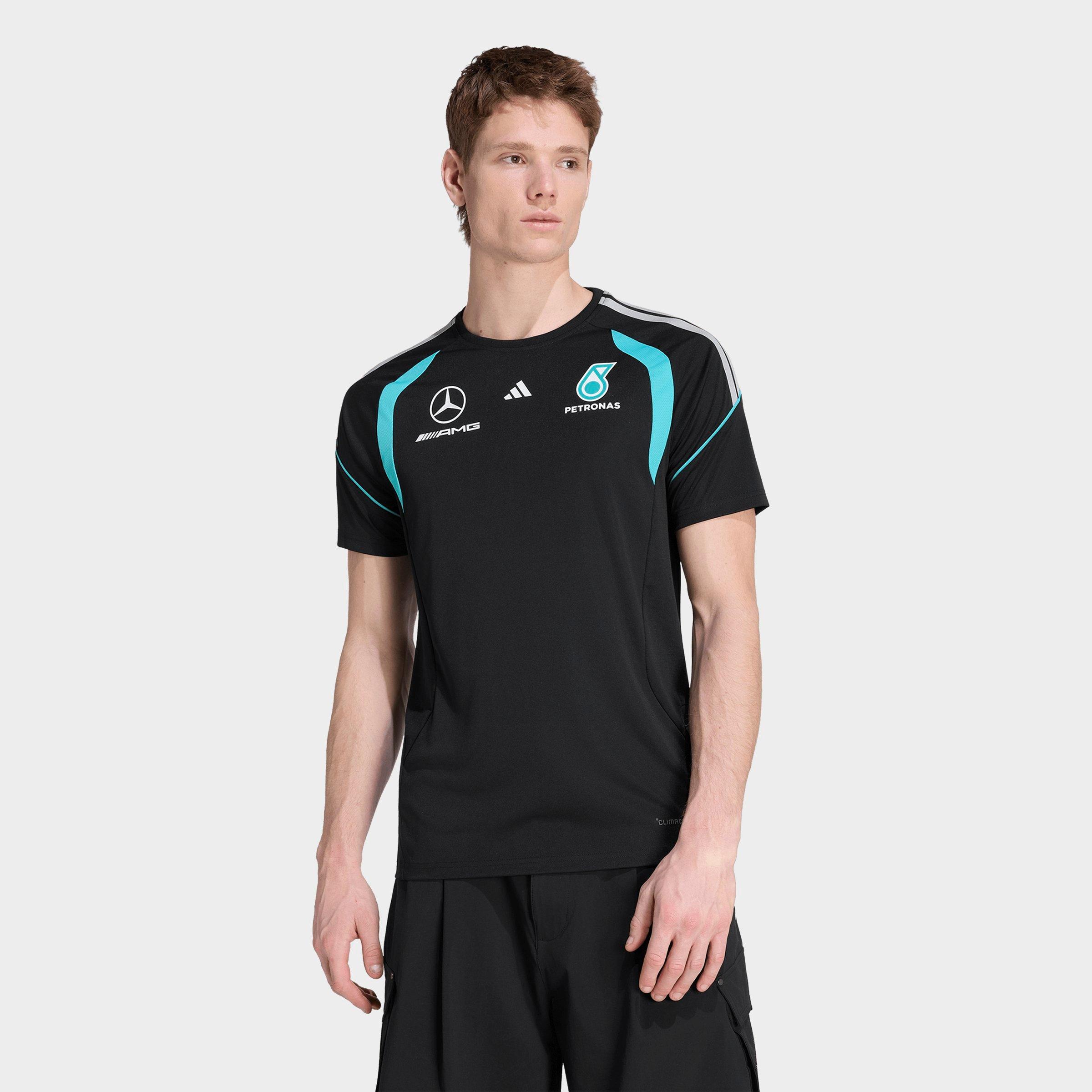 adidas Men's Mercedes-AMG Petronas F1 Team Mechanic Jersey in Black Size: Medium