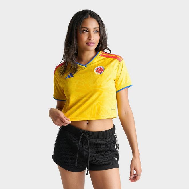Women's adidas Colombia 2026 Home Cropped Jersey