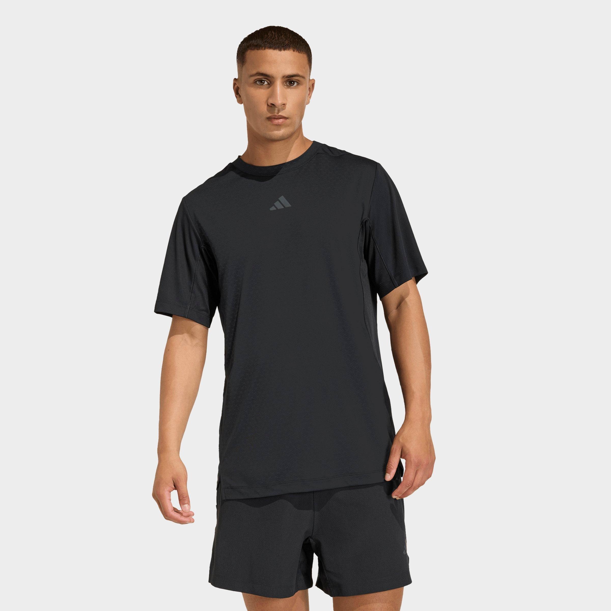 adidas Men's D4T Power 3-Stripes T-Shirt in Black Size: 2XL