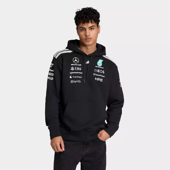 Men's adidas Mercedes-AMG Petronas F1 Team Driver Pullover Hoodie
