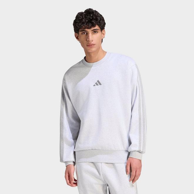 Men's adidas Essentials 3-Stripes Fleece Crewneck Sweatshirt