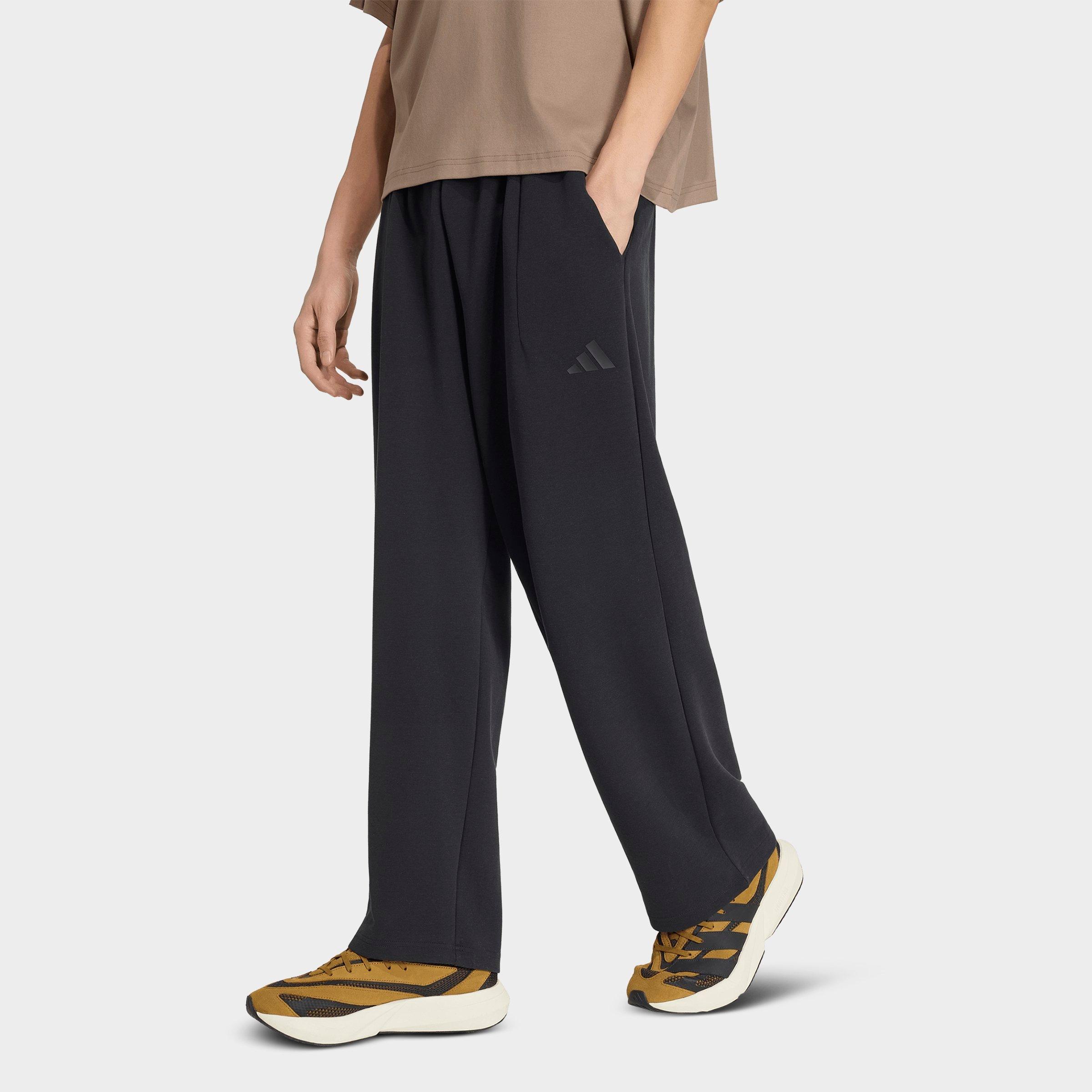 adidas Men's Soft Lux Straight Leg Pants in Black Size: XL