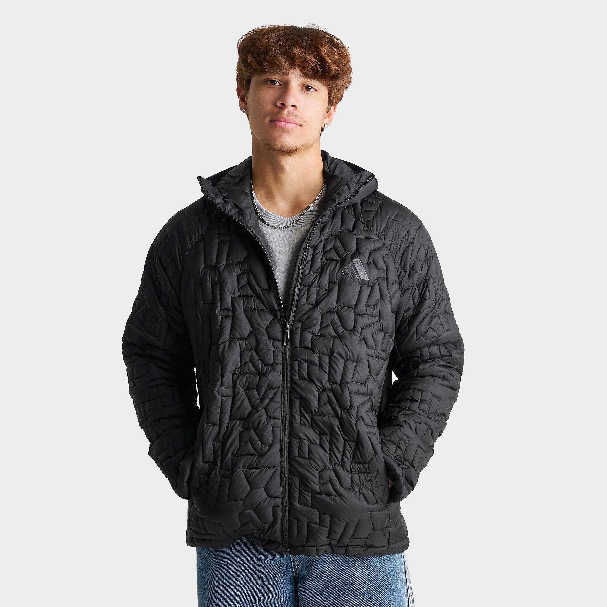 adidas Men's Terrex Xperior Primaloft Loose Fill Insulated Hooded Jacket in Black Size: 2XL