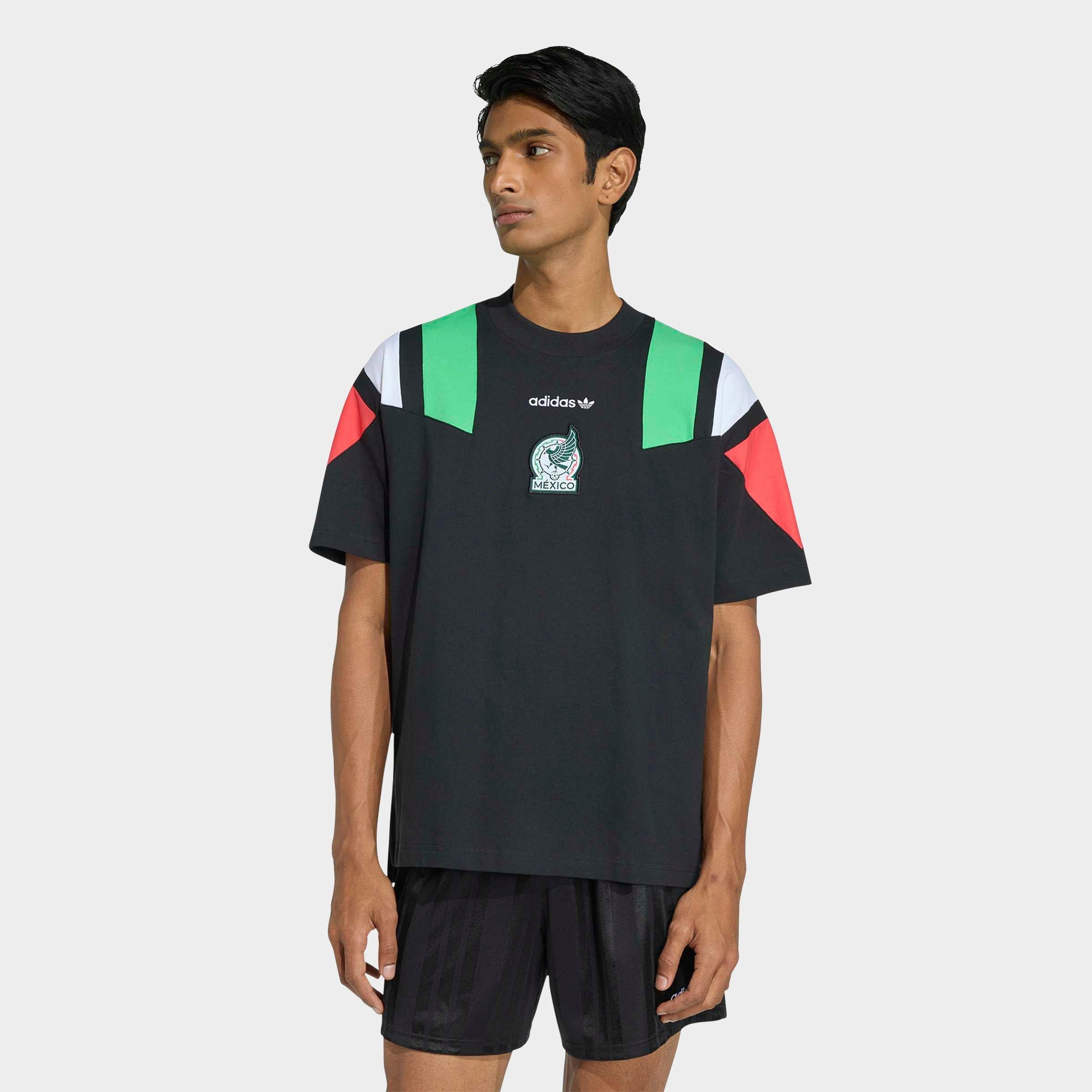 adidas Men's Originals Mexico EQT T-Shirt in Black Size: Large