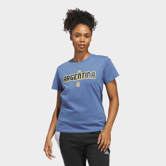 Women's adidas FIFA World Cup 2026 Argentina Home Graphic T-Shirt
