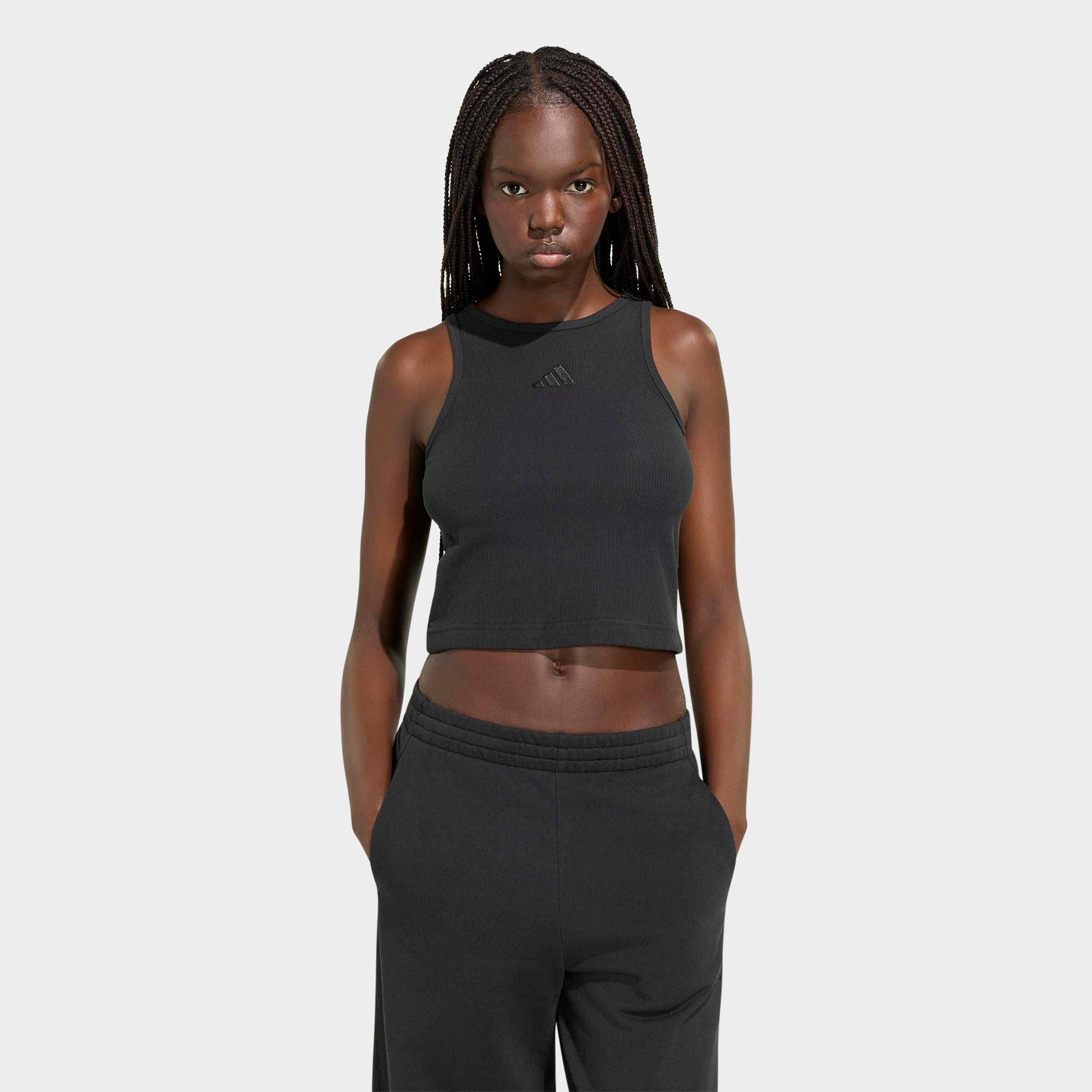 adidas Women's Sportswear Kit Small Logo Rib Tank Top