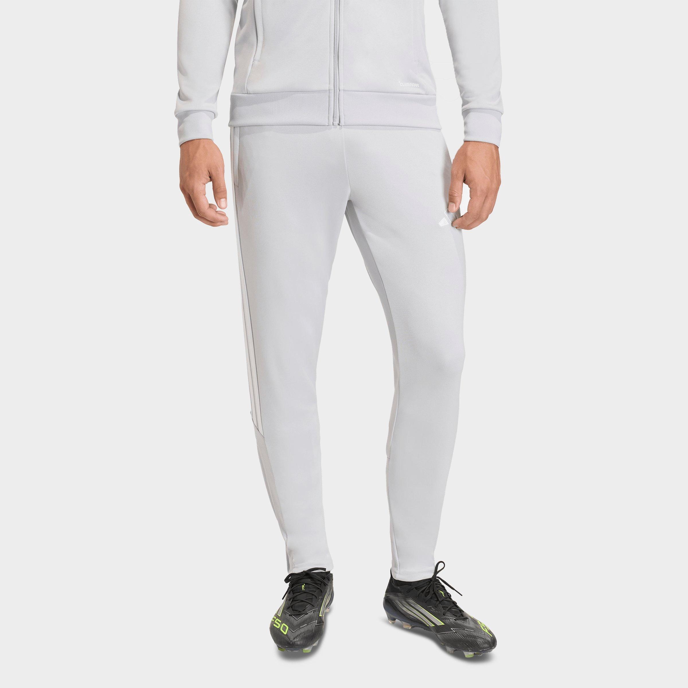 adidas Men's Tiro 26 League Soccer Training Pants in Team Light Grey/White Size: Small