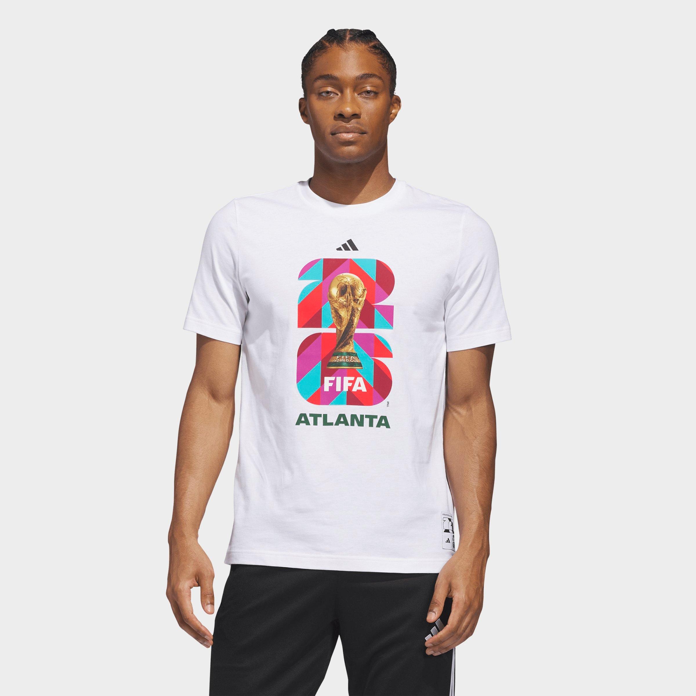 adidas Men's Soccer FIFA World Cup 26 Host City Atlanta Graphic T-Shirt in White Size: 2XL