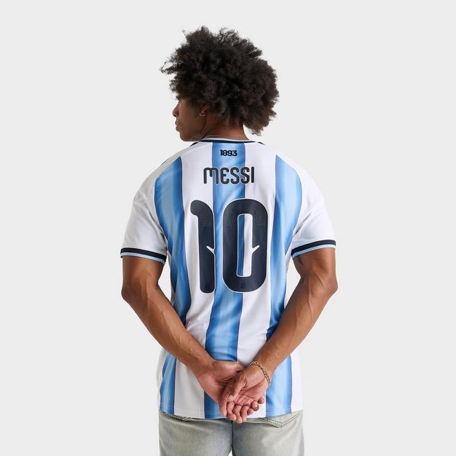 Men's adidas Argentina Lionel Messi Home Authentic Soccer Jersey
