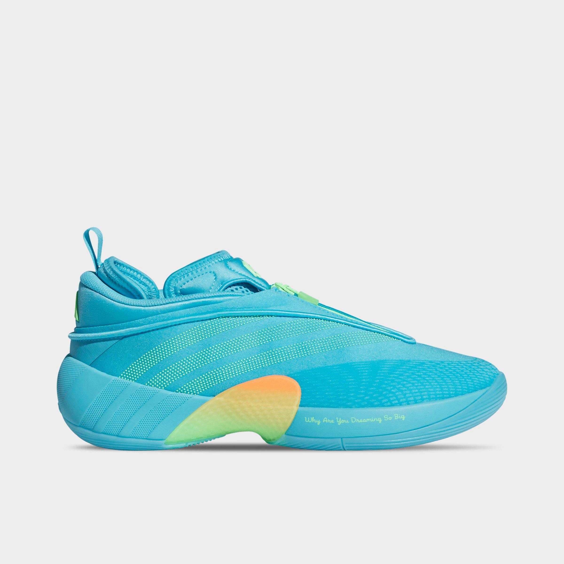 adidas Men's D. O.N. Issue #7 Basketball Shoes in Bright Cyan/Screaming Orange/Lucid Lemon Size: 7.0