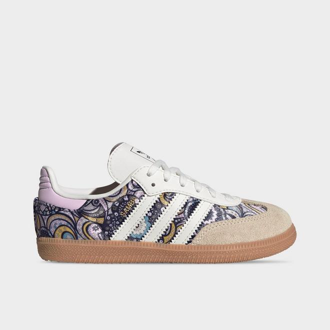 Girls' Little Kids' adidas Originals x Liberty London Samba OG Casual Shoes