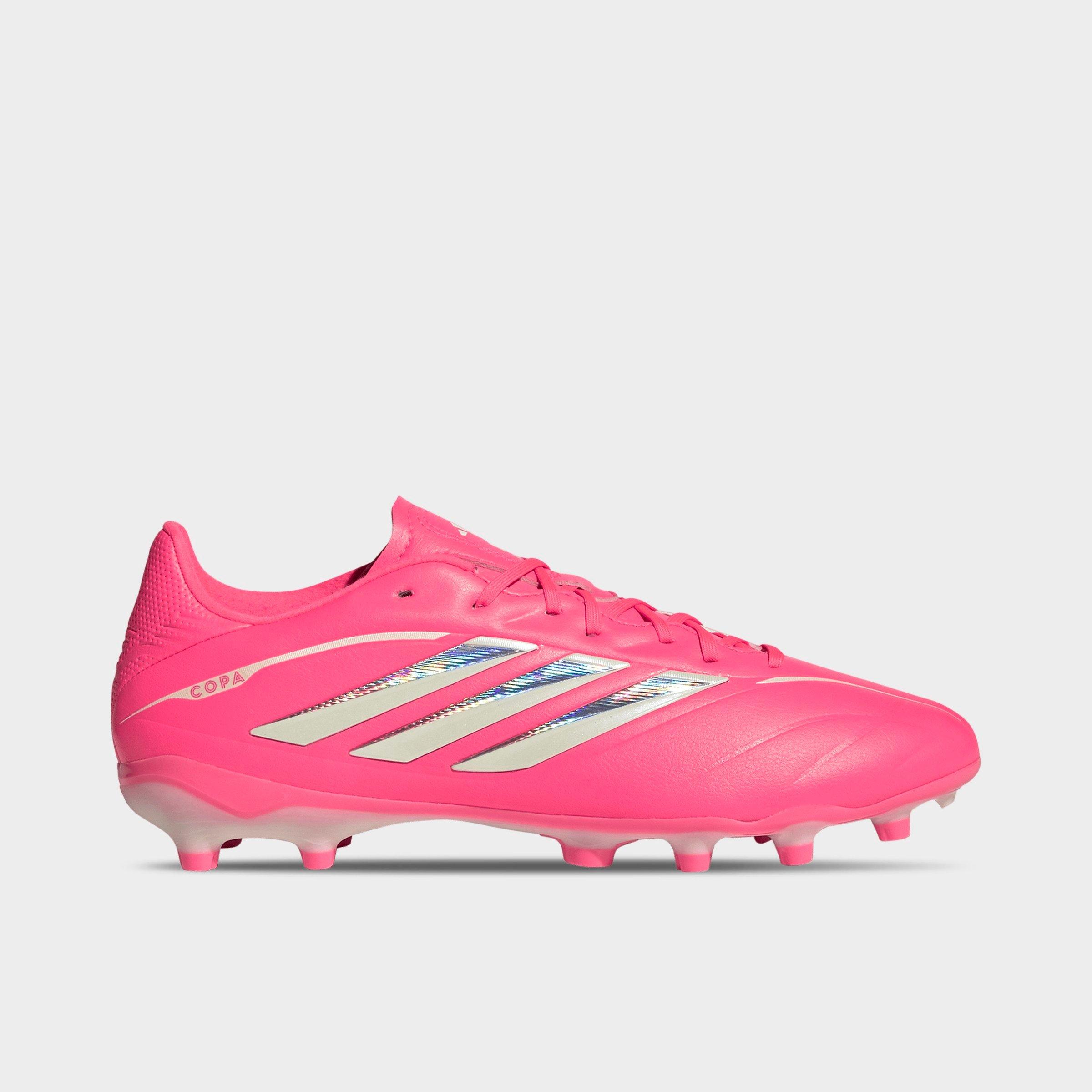 adidas Big Kids Copa Pure IV League Firm Ground Soccer Cleats in Solar Turbo/Ivory/Core Black Size: 12.0