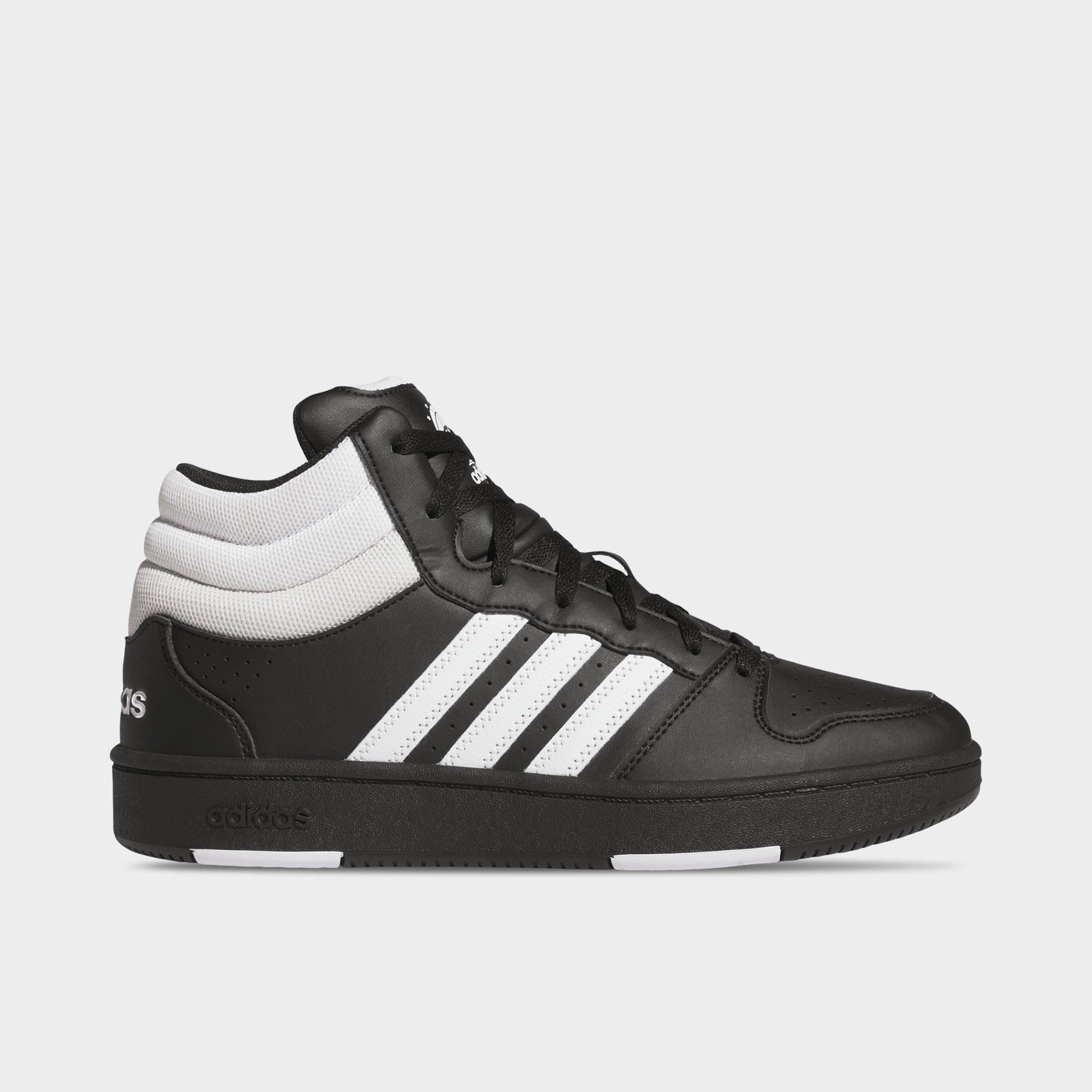 adidas Men's Hoops Classic Mid Casual Shoes in Core Black/Cloud White/Orbit Grey Size: 6.0