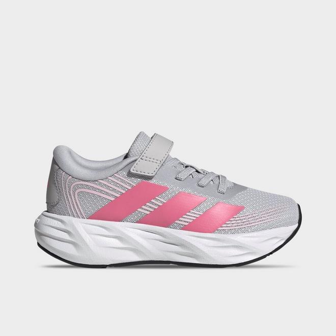 Little Kids' adidas Galaxy 8 Hook-And-Loop Stretch Lace Running Shoes
