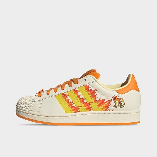 Men's adidas Originals x Pokémon Superstar II Charmander Casual Shoes 