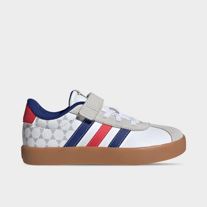 Little Kids' adidas VL Court 3.0 Stretch Lace Hook-And-Loop Casual Shoes