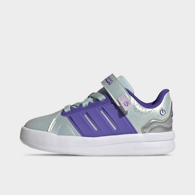Little Kids' adidas Lightorama Court Stretch Lace Hook-And-Loop Casual Shoes
