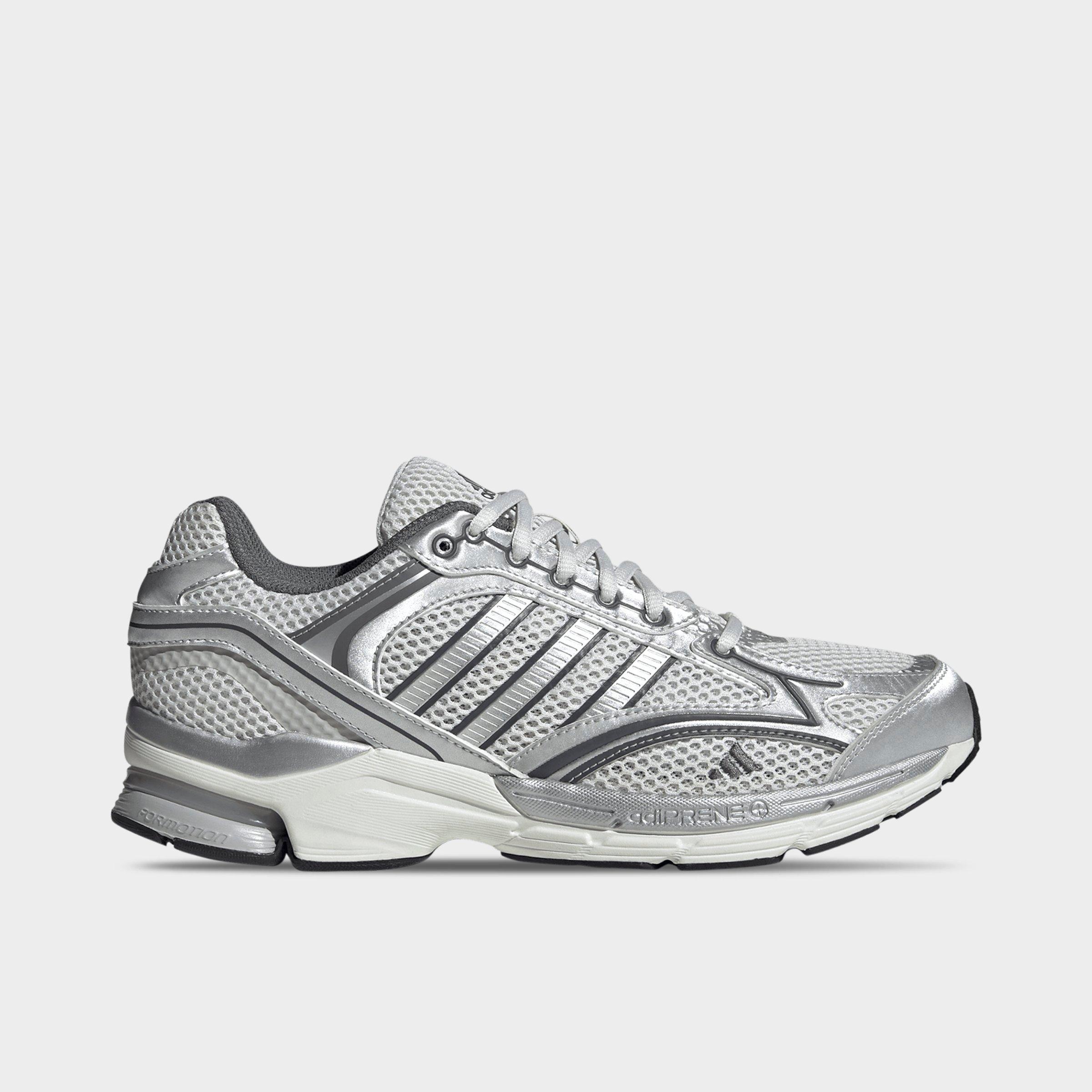 adidas Men's Spiritain 2000 Casual Shoes in Crystal White/Silver Metallic/Grey Size: 12.0