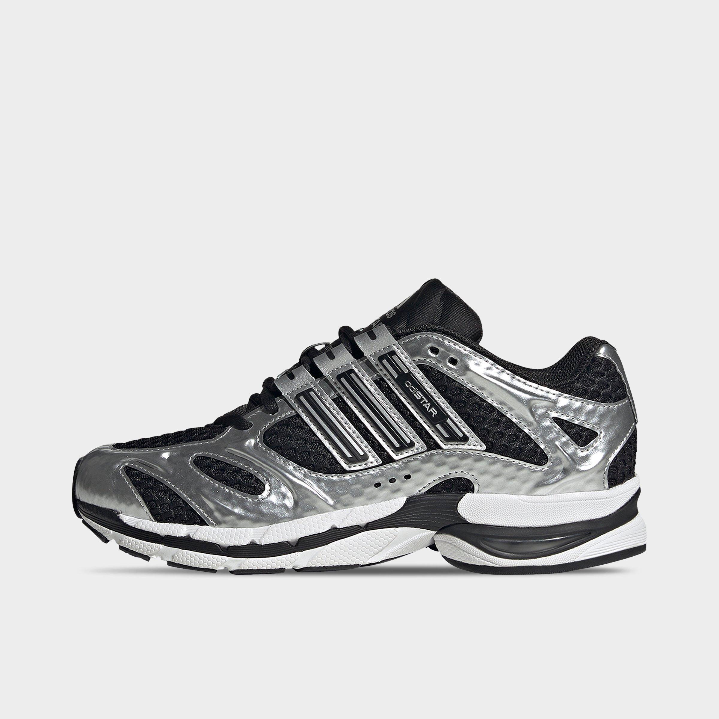 adidas Women's Originals Adistar MLD Casual Shoes in Core Black/Silver Metallic/Cloud White Size: 5.5
