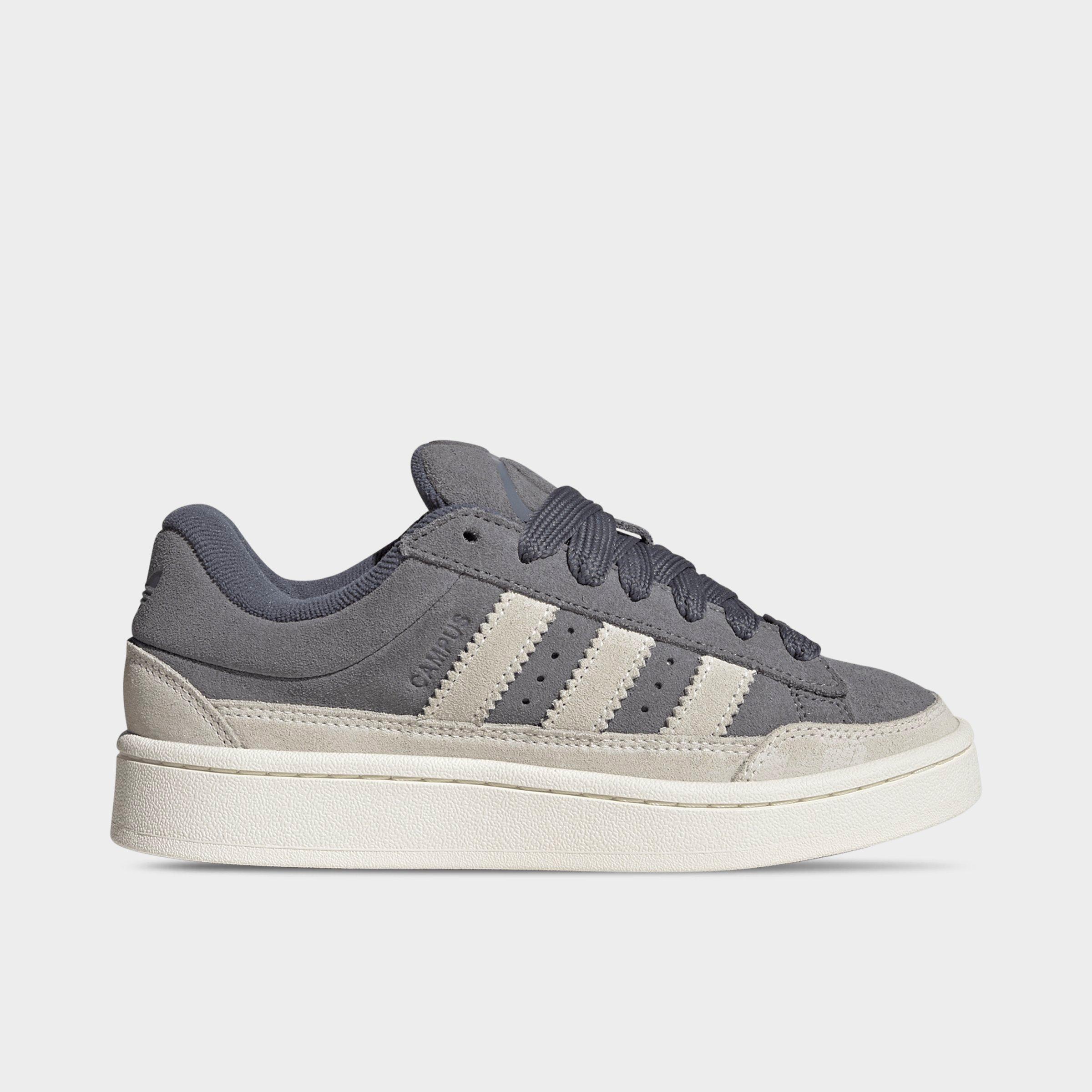 adidas Big Kids Originals Campus ST Casual Shoes in Grey/Off White/Onix Size: 3.5