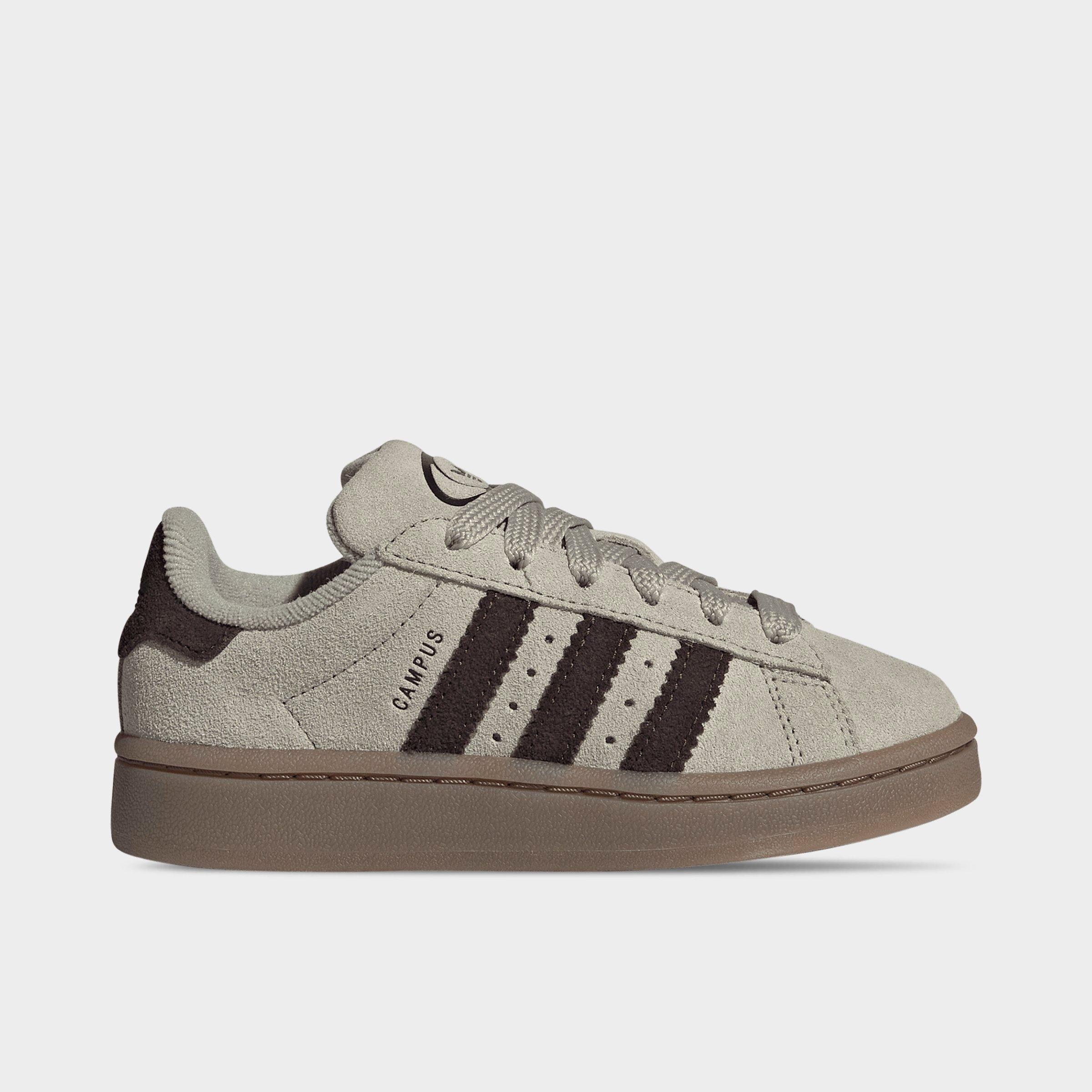 adidas Little Kids Originals Campus 00s Casual Shoes in Sesame/Aurora Coffee/Gum Size: 3.0