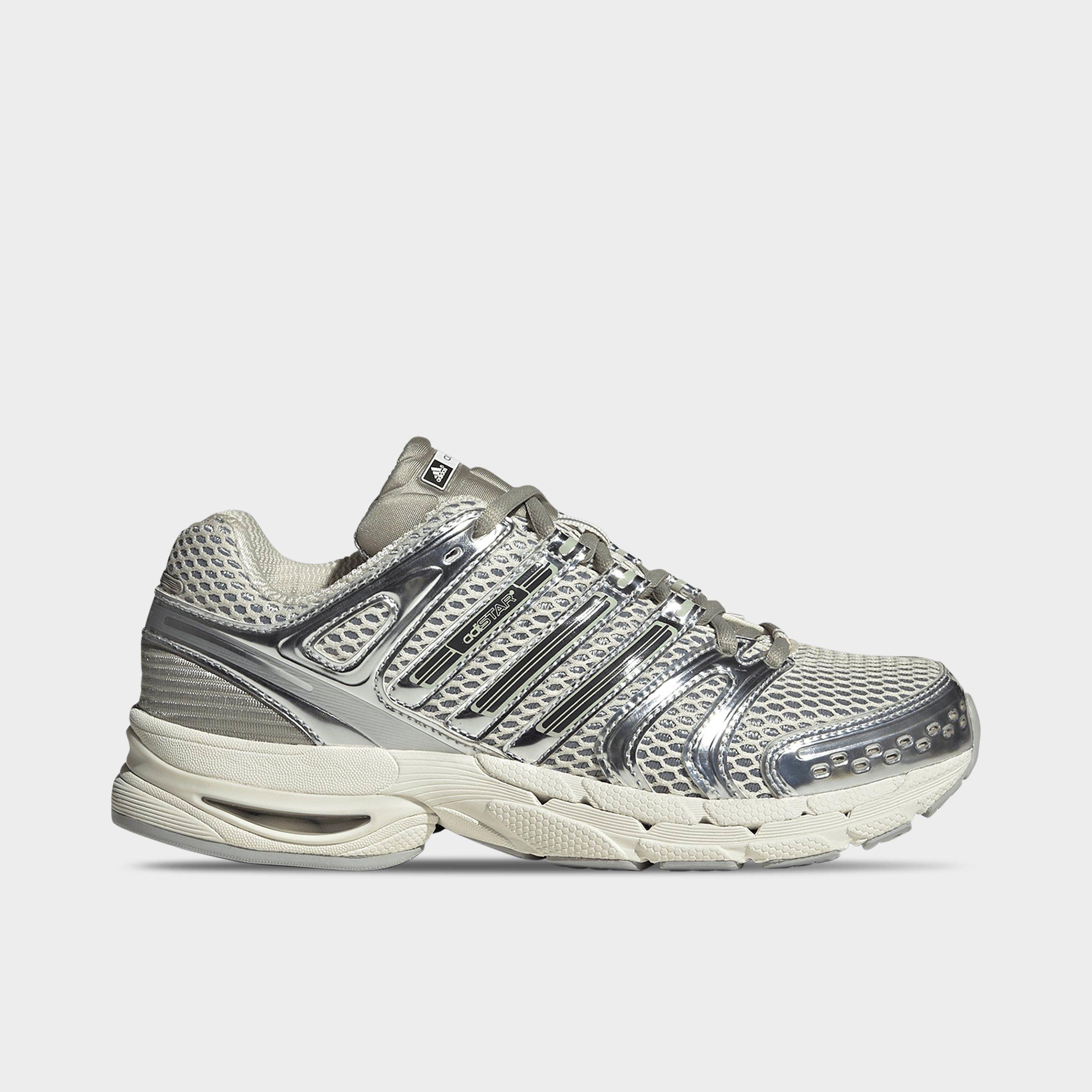 adidas Women's Adistar Control 5 Casual Shoes in Off White/Silver Metallic/Sesame Size: 11.0