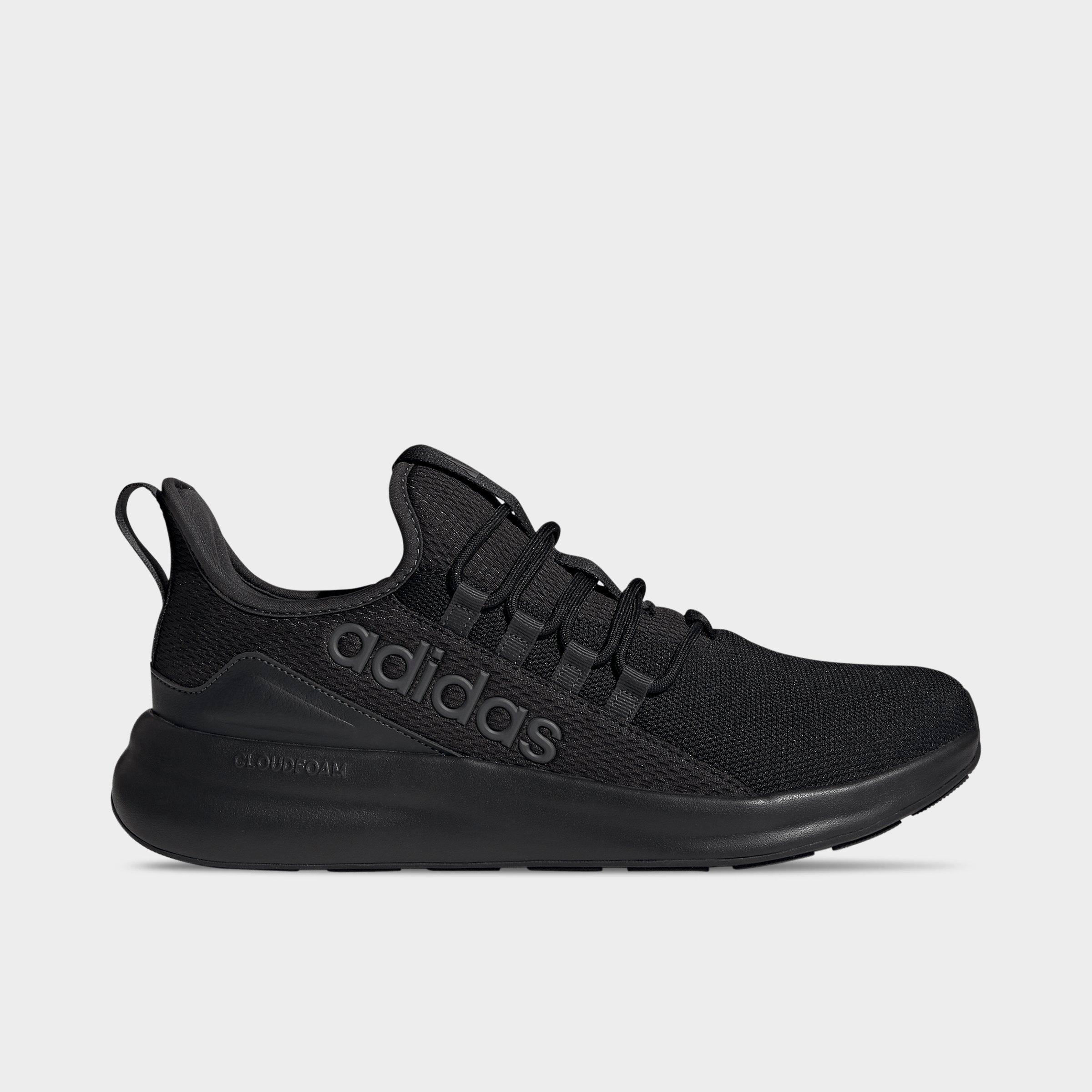 adidas Men's Lite Racer Adapt 8.0 Casual Shoes in Core Black/Core Black/Carbon Size: 8.5