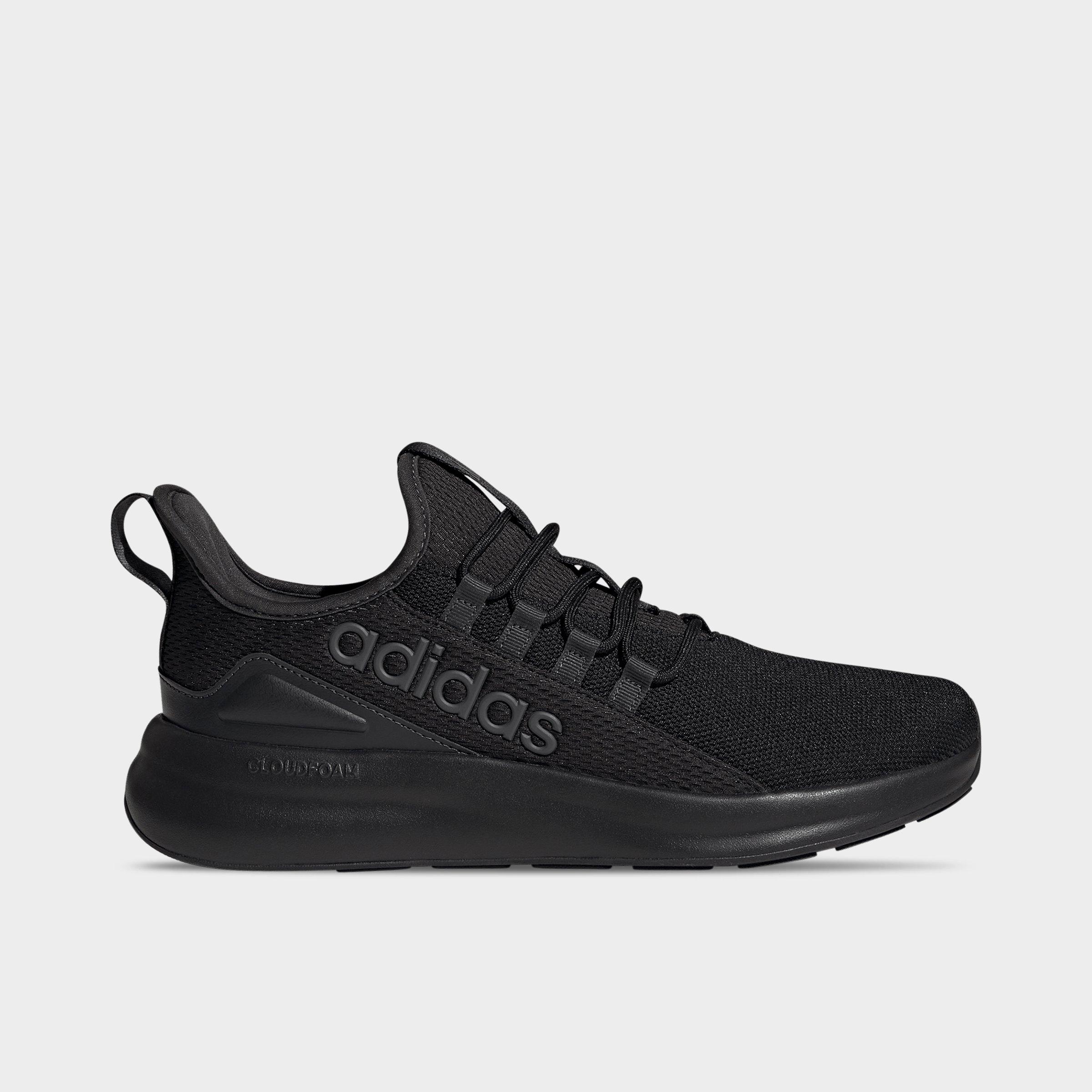 adidas Men's Lite Racer Adapt 8.0 Casual Shoes (Wide Width) in Core Black/Core Black/Carbon Size: 8.5