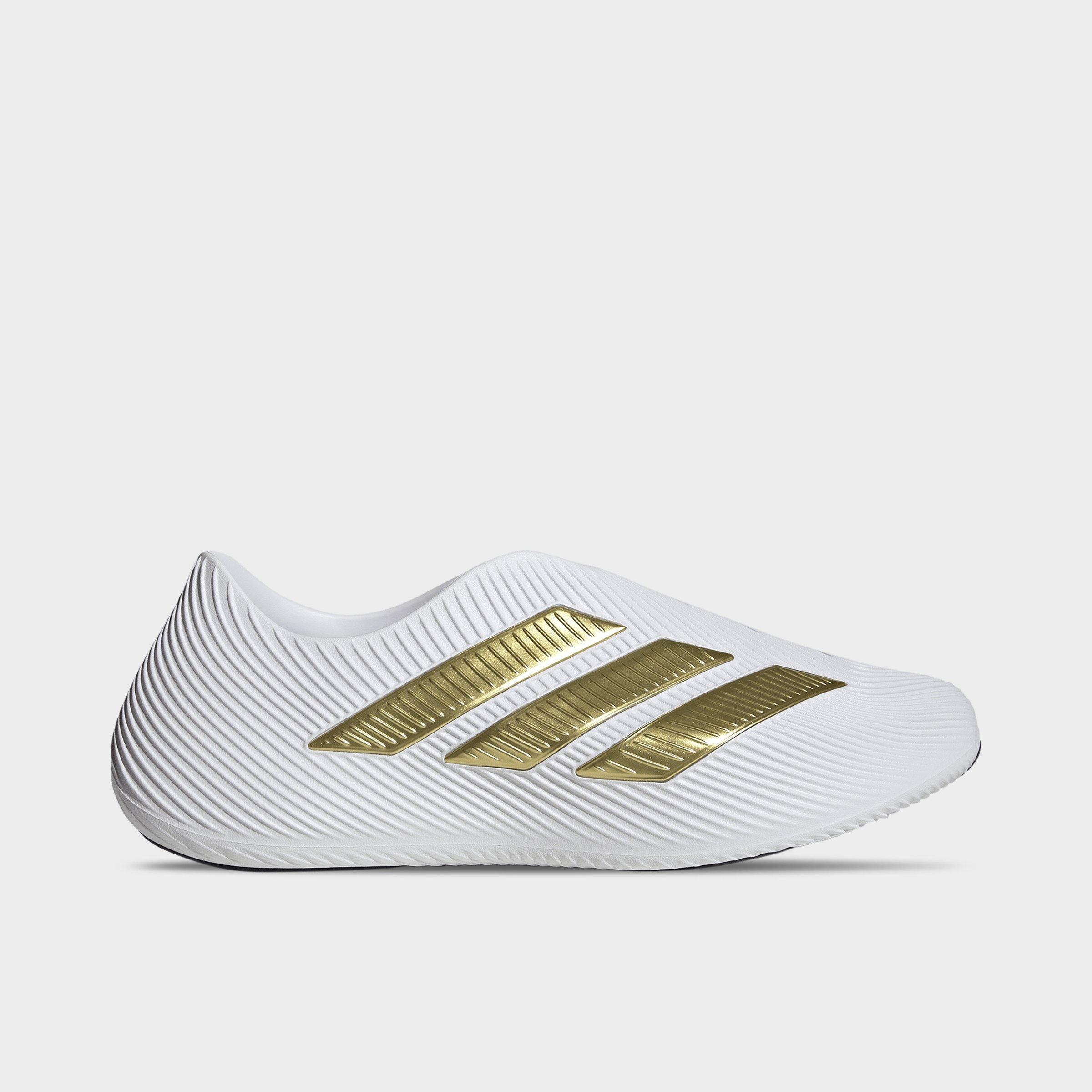 adidas Men's Purechill Casual Shoes in Cloud White/Gold Metallic/Core Black Size: 11.0
