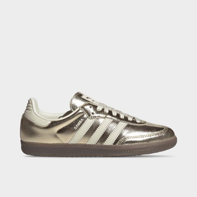 Women's adidas Originals Samba OG Metallic Leather Casual Shoes
