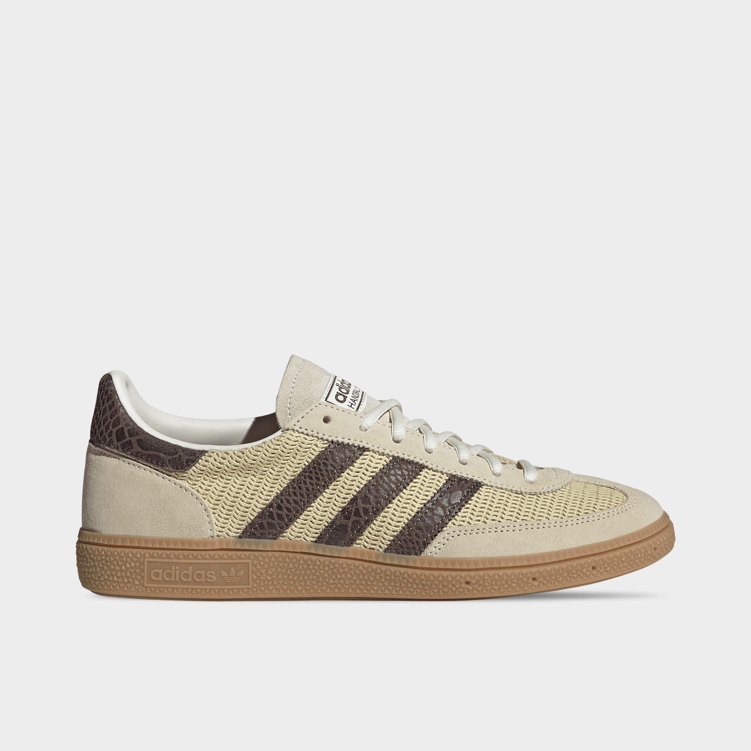 adidas Men's Originals Handball Spezial Textile Casual Shoes in Dual Yellow/Brown/Warm Vanilla Size: 8.5