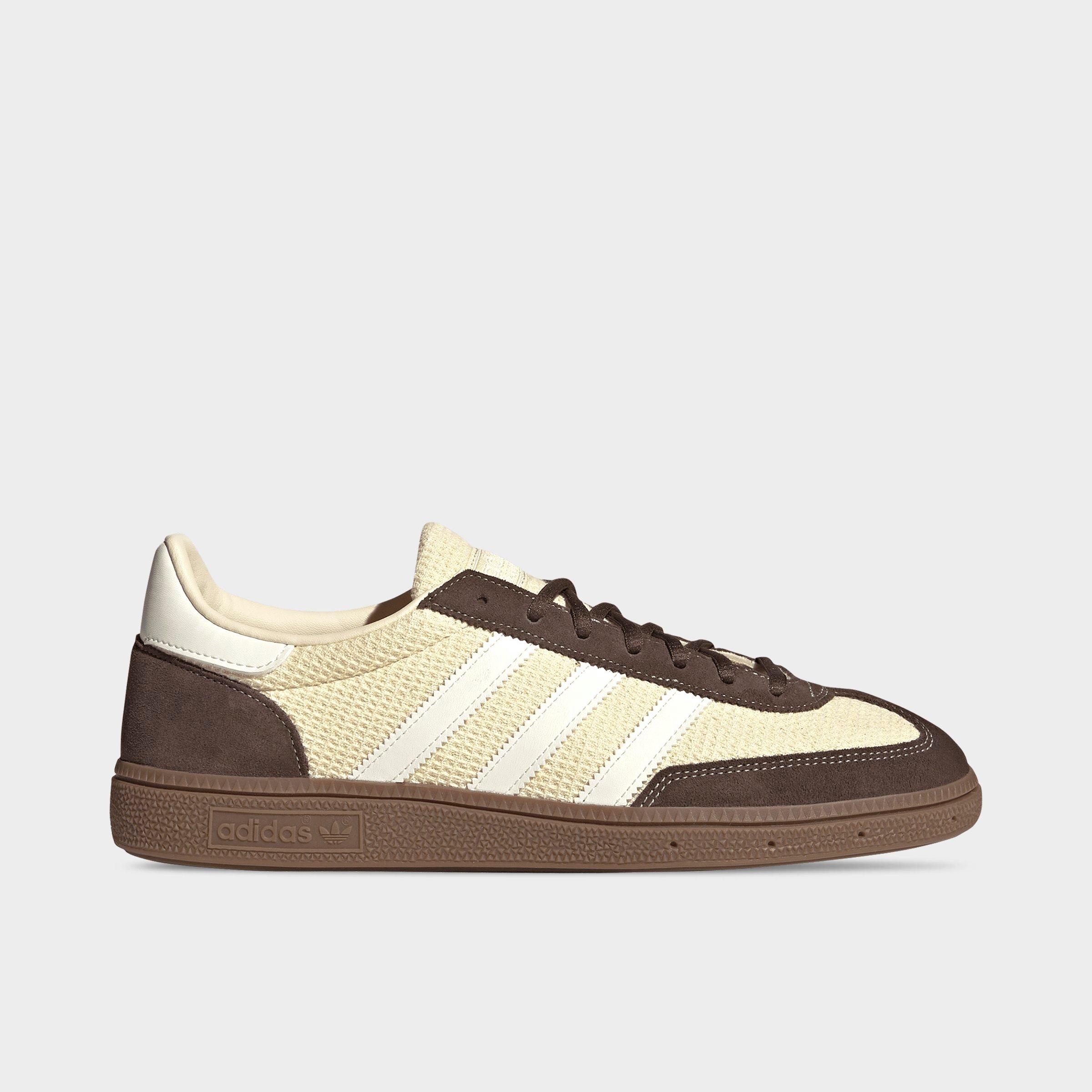 adidas Men's Originals Handball Spezial Casual Shoes in Warm Vanilla/Off White/Dark Brown Size: 12.0