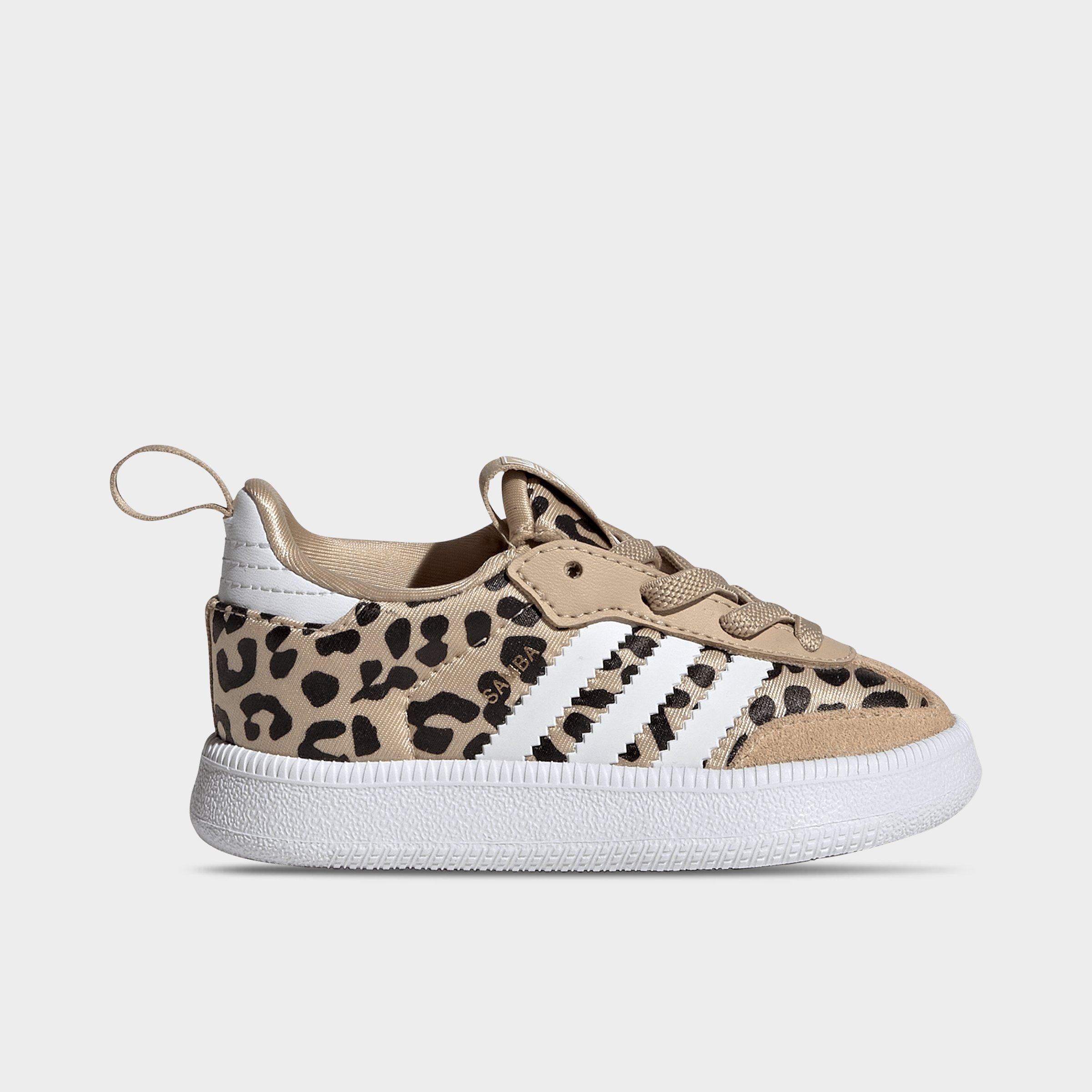 adidas Kids Toddler Samba Quickon Casual Shoes in Magic Beige/Cloud White/Core Black Size: 10.0