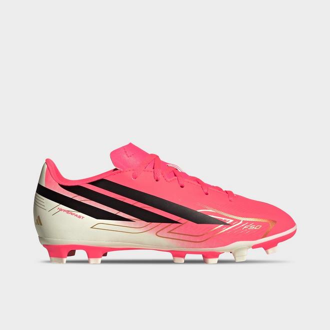Big Kids' adidas F50 Hyperfast Club Firm Ground and Multi Ground Soccer Cleats