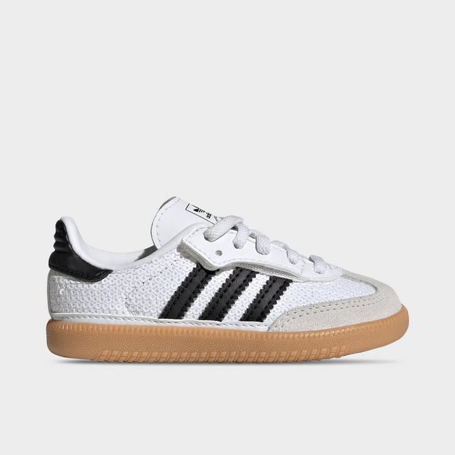 Girls' Toddler adidas Originals Samba OG Sequin Comfort Closure Stretch Lace Casual Shoes