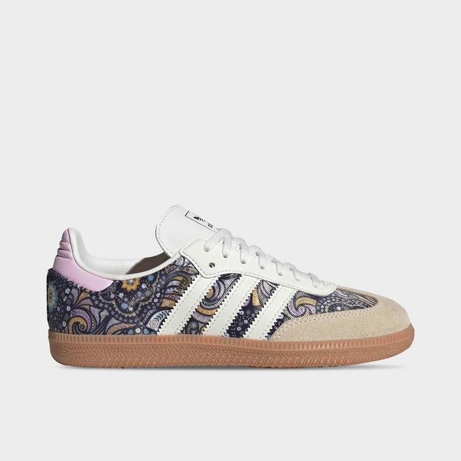 Big Kids' adidas Originals x Liberty London Samba OG Casual Shoes