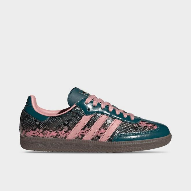 Women's adidas Originals Samba OG Metallic Snakeskin Casual Shoes