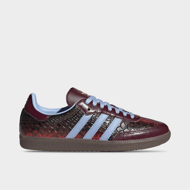 Women's adidas Originals Samba OG Snake Print Leather Casual Shoes