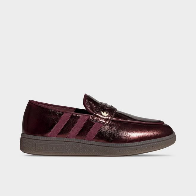 Women's adidas Originals Handball Spezial Metallic Leather Loafer Casual Shoes
