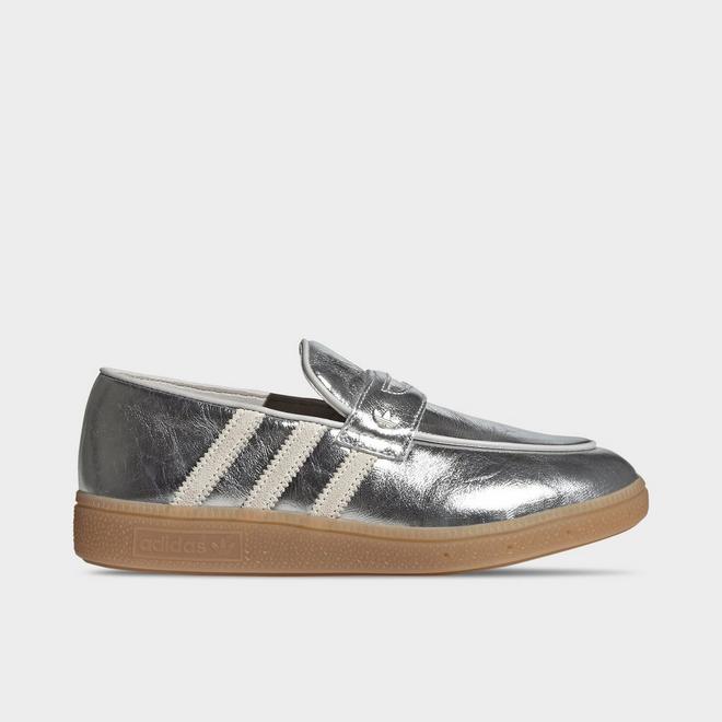 Women's adidas Originals Handball Spezial Metallic Leather Loafer Casual Shoes