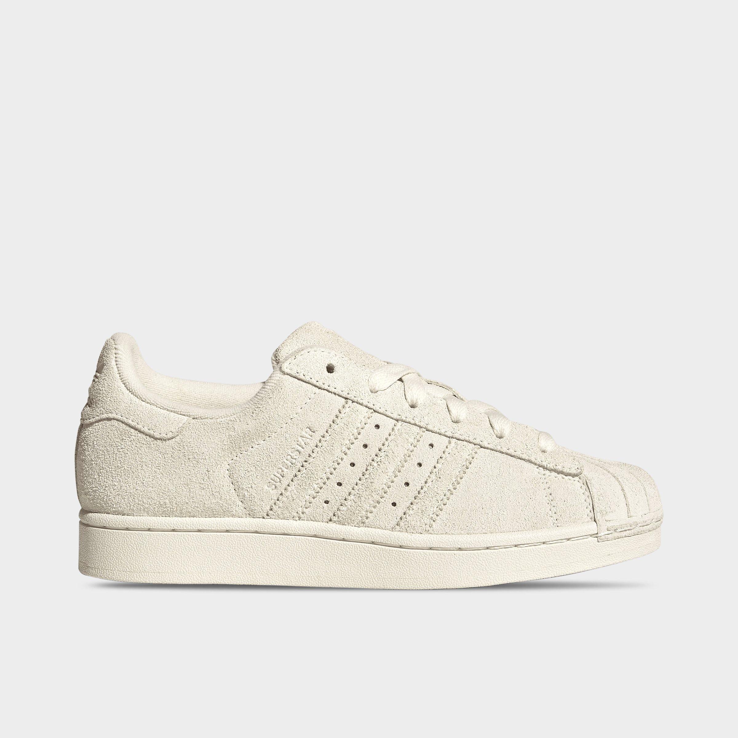 adidas Women's Originals Superstar II Casual Shoes in Off White/Off White/Grey Two Size: 8.0