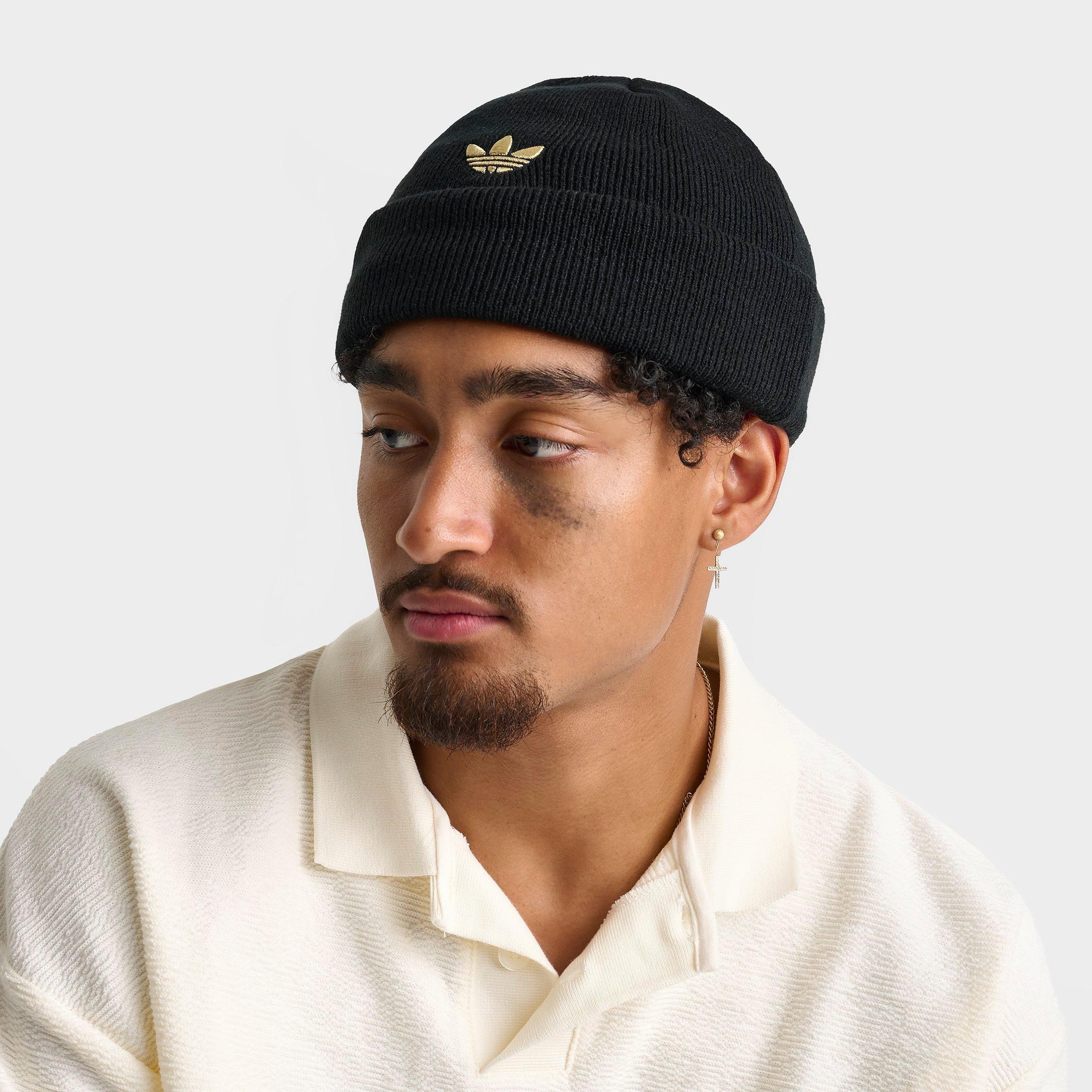 Adidas Originals Originals Off-set Trefoil Beanie In Black
