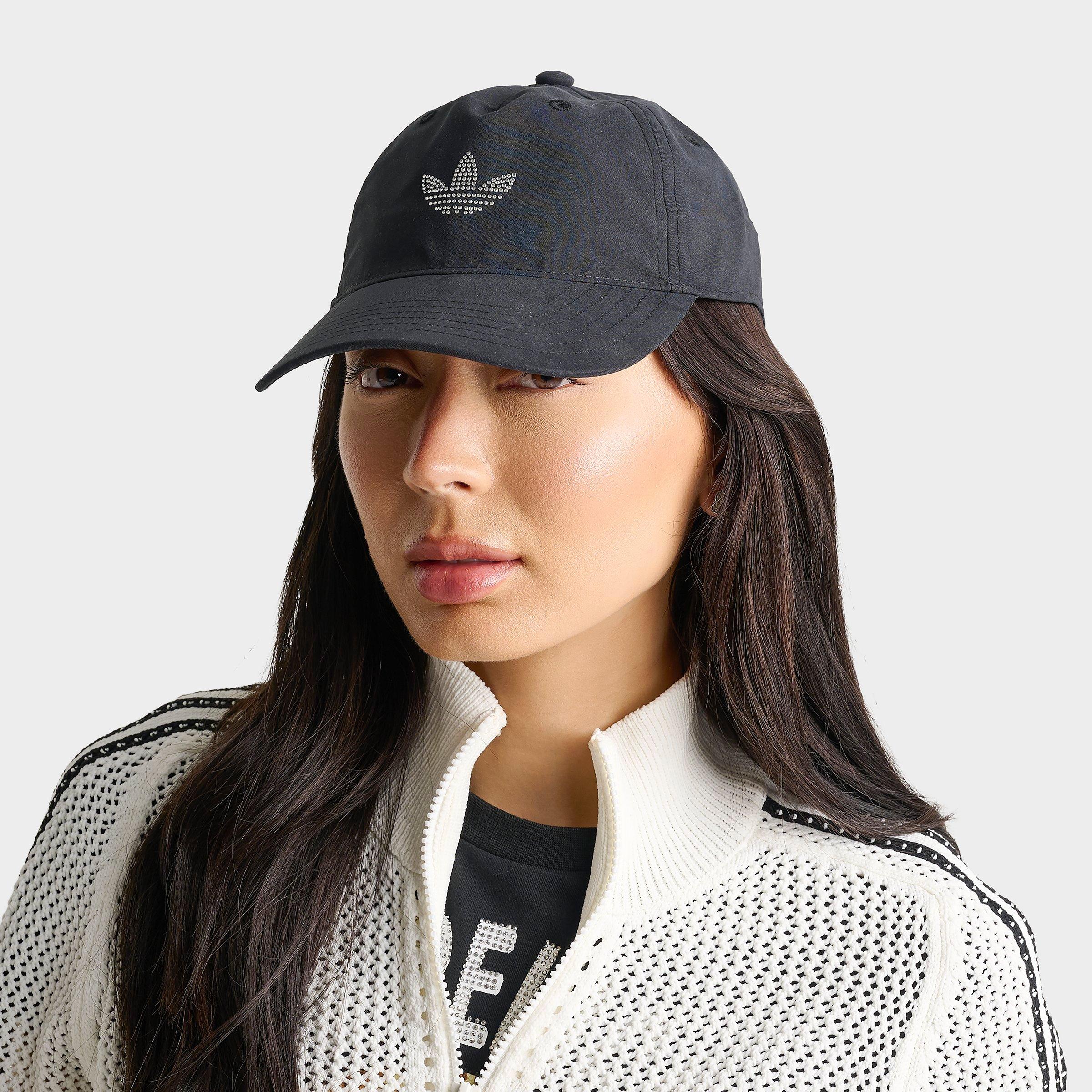adidas Women's Originals Rhinestone Trefoil Strapback Hat