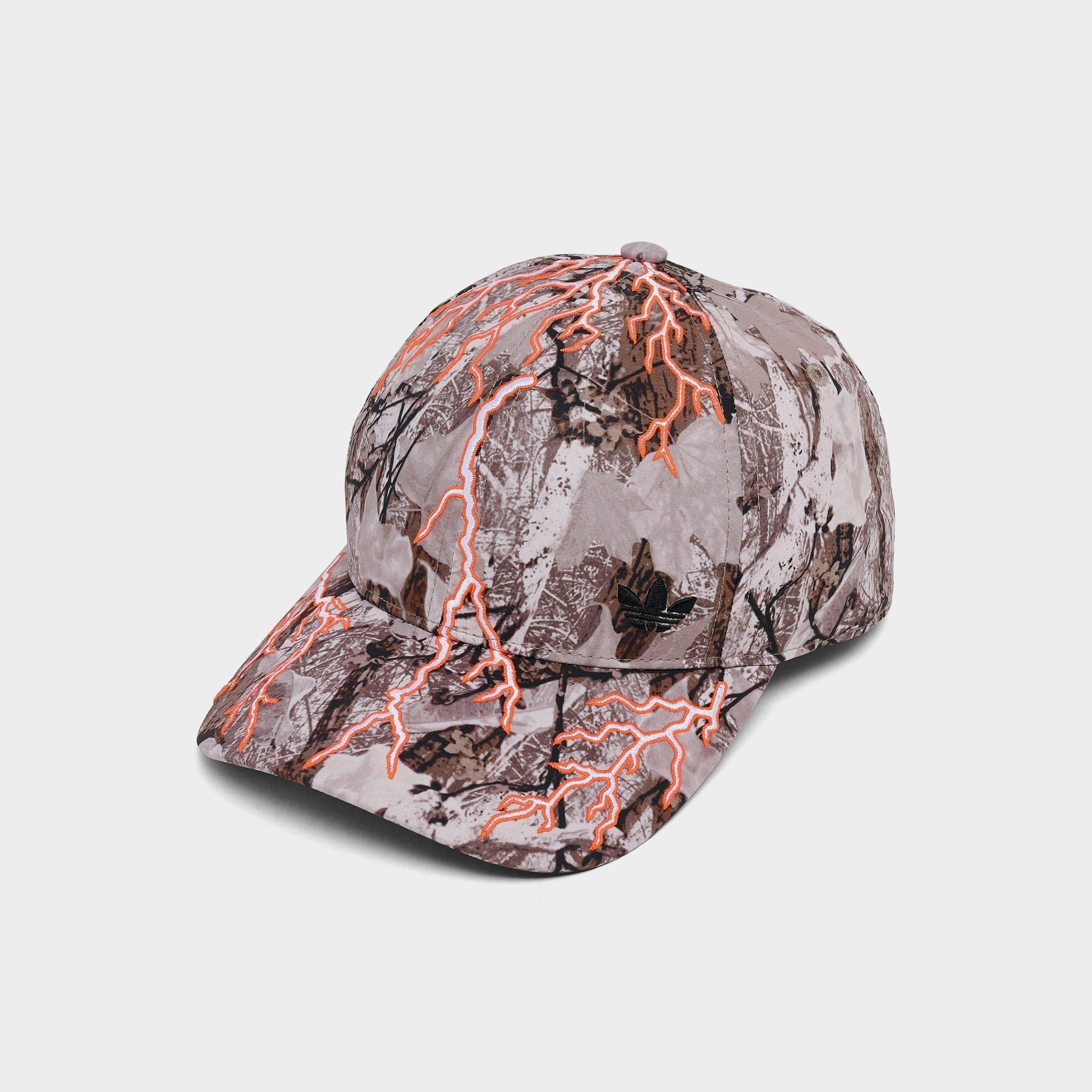adidas Lightning Six Panel Strapback Hat in Camo