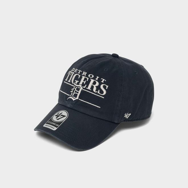 '47 Detroit Tigers MLB Team Name & Logo Clean Up Strapback Hat