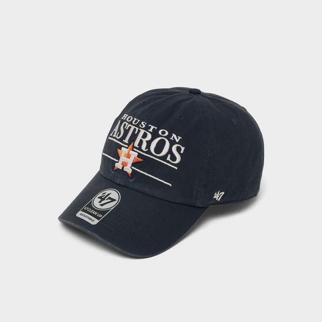 '47 Houston Astros MLB Team Name & Logo Clean Up Strapback Hat