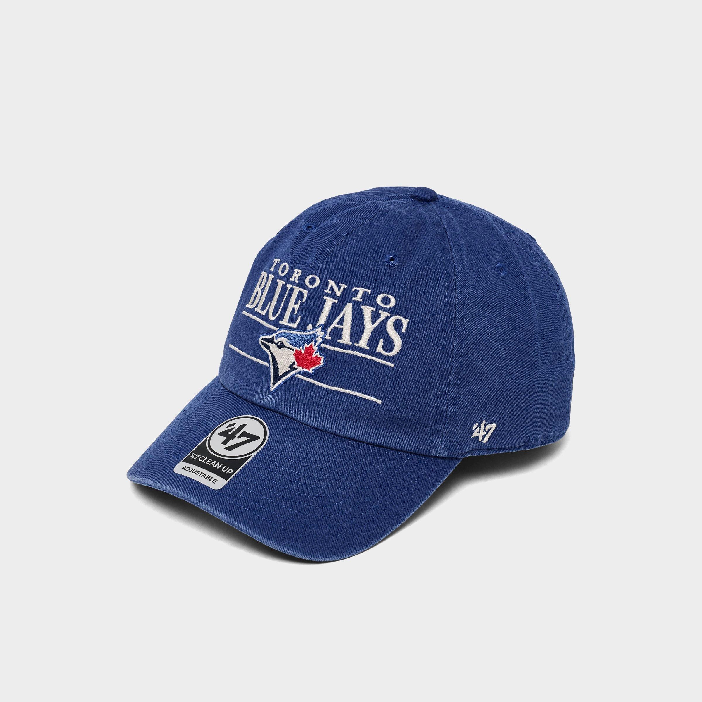 47 Brand '47 Toronto Blue Jays MLB Team Name & Logo Clean Up Strapback Hat